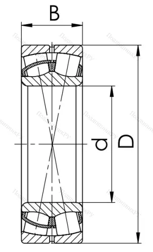 Сферический роликовый подшипник 53622 АН (22322 CCW 33) в Ростове-на-Дону