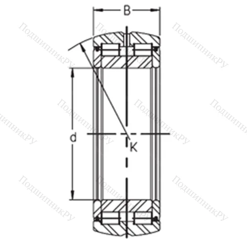 Подшипник роликовый радиальный SL 05 030 E