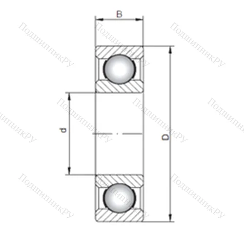 Подшипник шариковый радиальный 61984 от производителя  CX Подшипник шариковый радиальный 61984 от производителя  CX