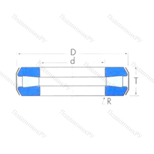 Подшипник роликовый упорный T 136 от производителя  TIMKEN