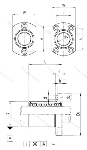 Подшипник LMH 20 UU в Ростове-на-Дону