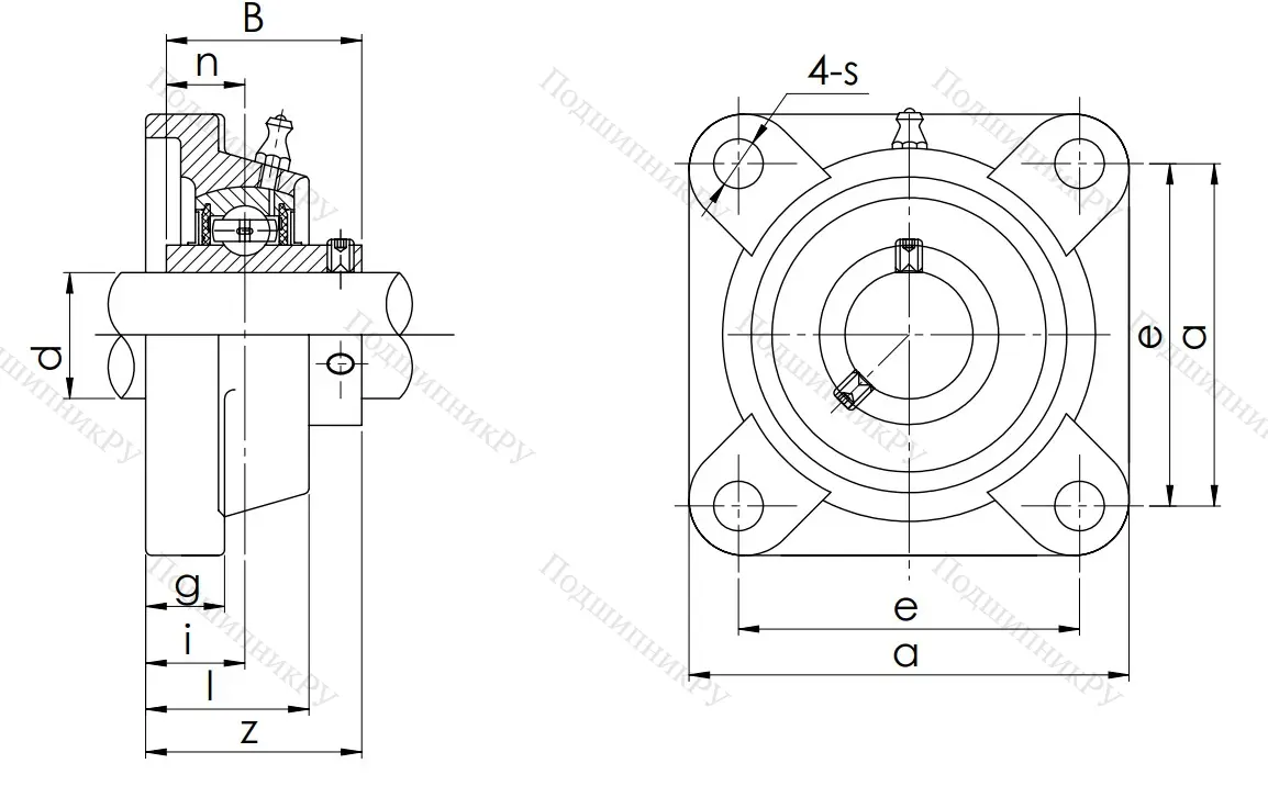 Подшипниковый корпус  F 205 в Ростове-на-Дону