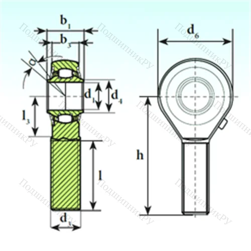 Подшипник роликовый радиальный самоцентрирующийся TSM 16 RB