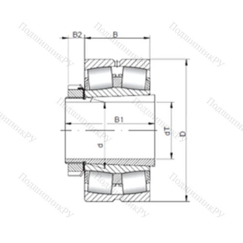 Подшипник роликовый радиальный самоцентрирующийся 20215 KC+H 215 от производителя  CX