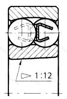 Подшипник  1304K (111304) размер 20x52x15 от производителя  SKF