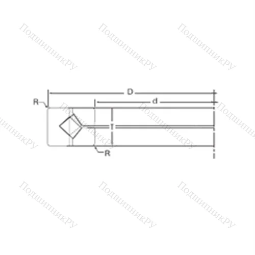 Подшипник роликовый упорный XR 496051 от производителя  TIMKEN