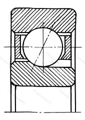 Подшипник ED 10-7EC 1 размер 10x26x8 от производителя  SNFA