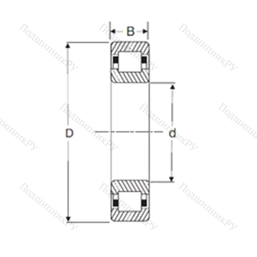 Подшипник роликовый радиальный NUP 2213 от производителя  SIGMA