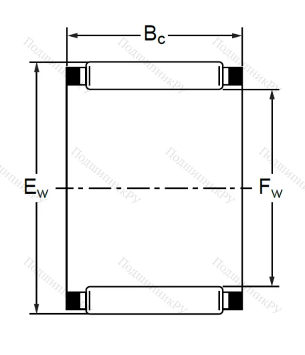 Подшипник K 58x65x35.5 в Ростове-на-Дону