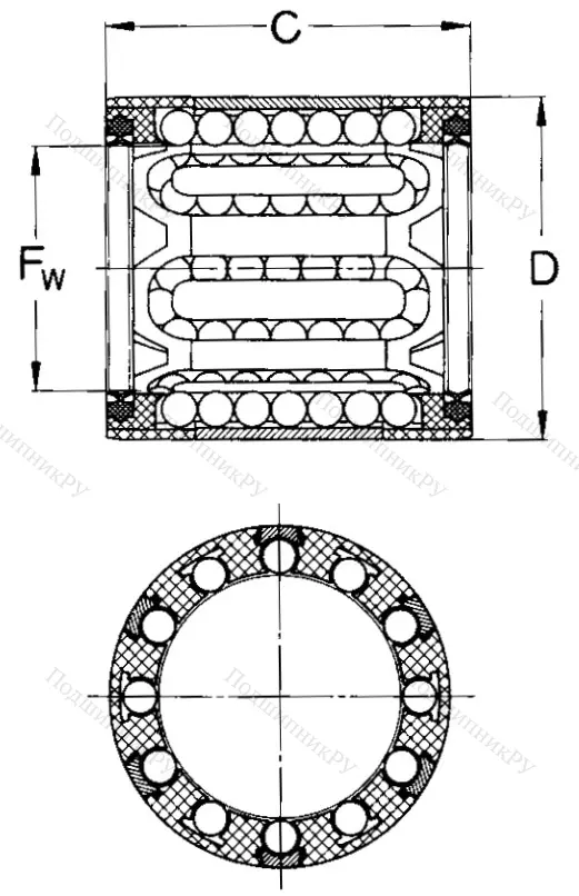 Подшипник LBBR 10-2LS в Ростове-на-Дону