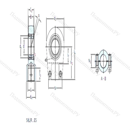 Подшипник скольжения сферический SILR 120 ES