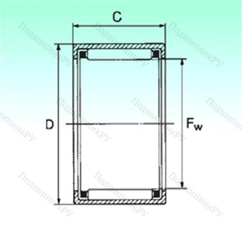 Подшипник игольчатый радиальный HK 2516 от производителя  NBS Подшипник игольчатый радиальный HK 2516 от производителя  NBS