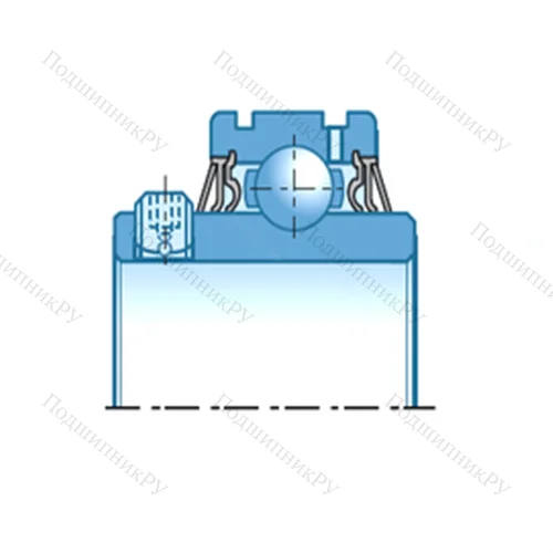 Подшипник шариковый радиальный UCS 317D 1