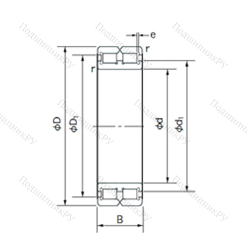 Подшипник роликовый радиальный RC 4918