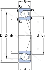 Подшипник 71920 CE/P 4A