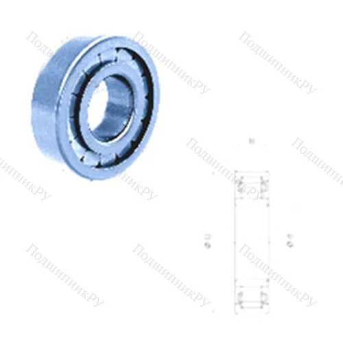 Подшипник роликовый радиальный NU 2307F/C 3 от производителя  FERSA