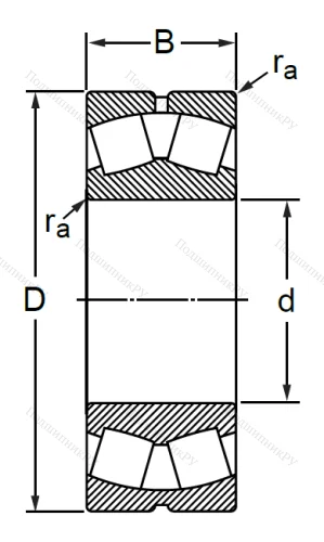 Сферический роликовый подшипник 3616АМН (22316 MBW 33) в Ростове-на-Дону