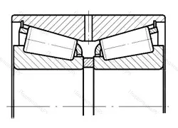 Модификация подшипника 597026ХМУ размер 129,96x250x149,25 от производителя  ЕПК
