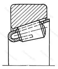 Модификация подшипника 977909К1 размер 46,673x72x17,2 от производителя  ГПЗ-1