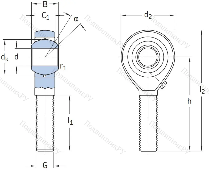 Шарнирная головка POS 8 L в Ростове-на-Дону