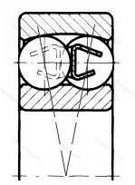 Подшипник 2214 2RS размер 70x125x31 от производителя  SKF