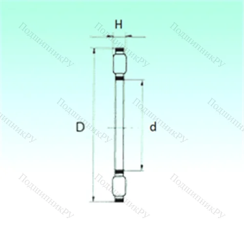 Подшипник роликовый упорный K 81144-M от производителя  NBS
