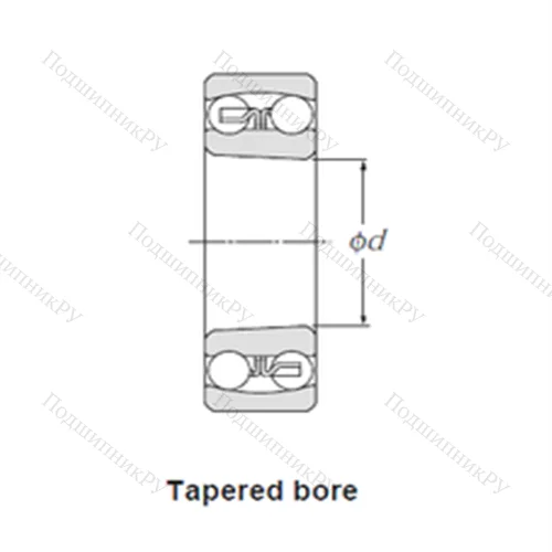 Подшипник шариковый радиальный самоцентрирующийся 2207KEEG 15