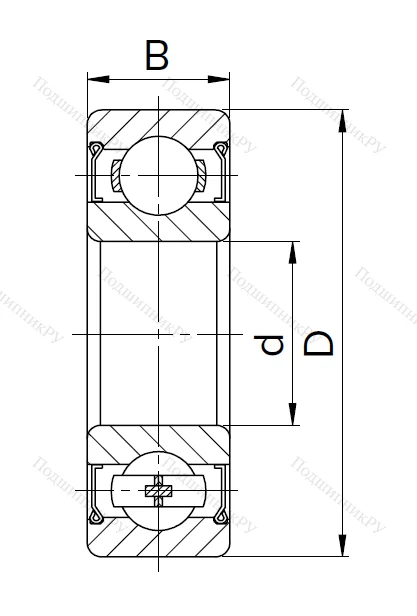 Миниатюрный шариковый подшипник 80023 T (623 ZZT) JDWHGPWXUE в Ростове-на-Дону