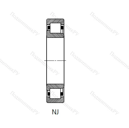 Цилиндрический роликовый подшипник 42206 (NJ 206) в Ростове-на-Дону