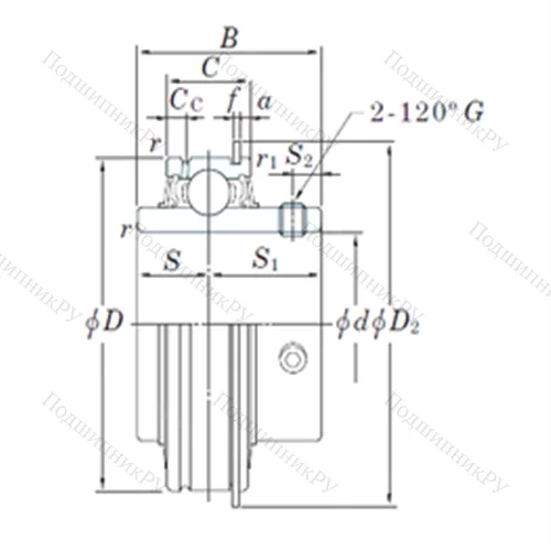 Подшипник шариковый радиальный ER 203
