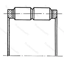 Подшипник  252806 размер 30x42x30 от производителя  ГПЗ-5