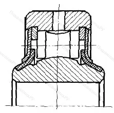 Подшипник  303401 размер 12x42x13/19 от производителя  ГПЗ-3