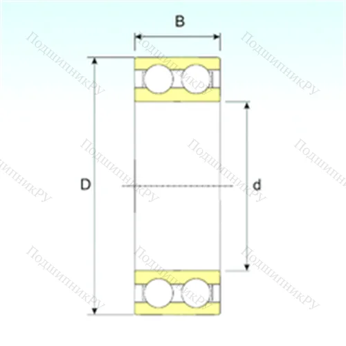 Подшипник шариковый радиальный 4312 ATN 9