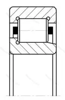 Модификация подшипника 2208 размер 40x80x18
