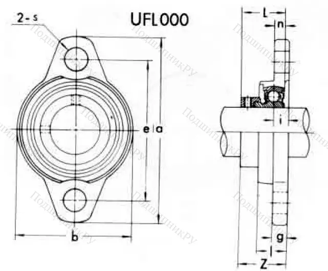 Подшипниковый узел UFL 006 (ASAHI) в Ростове-на-Дону