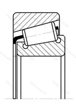 Подшипник 30208/C 4E размер 40x80x19,75