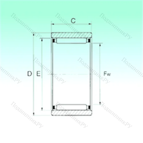 Подшипник игольчатый радиальный RNAO 90x110x30 от производителя  NBS
