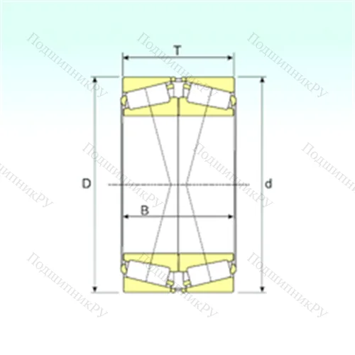 Подшипник роликовый радиально-упорный 32240J/DF от производителя  ISB