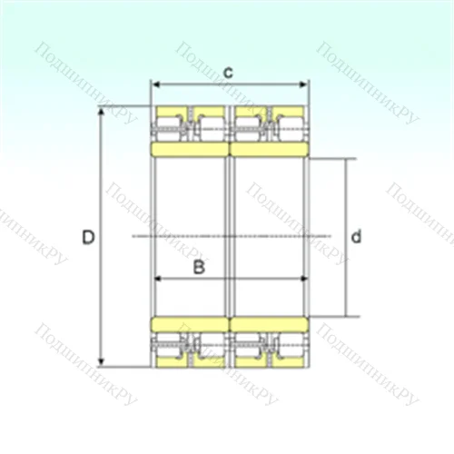 Подшипник роликовый радиальный FCDP 2082881000