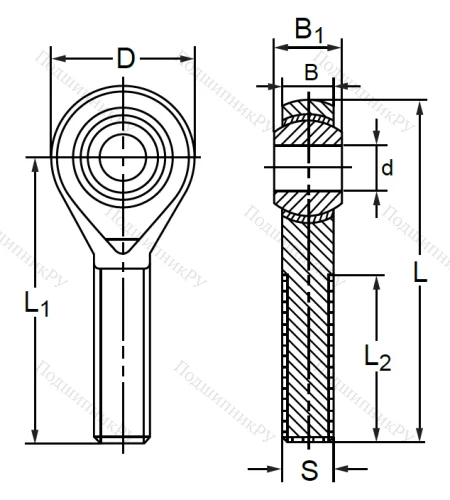 Шарнирная головка POS 22 L/LA в Ростове-на-Дону