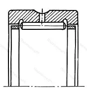 Подшипник NK 14/20 размер 14x22x20 от производителя  SKF