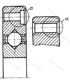 Модификация подшипника 5-186912Л размер 62x110x8 от производителя  ГПЗ-4
