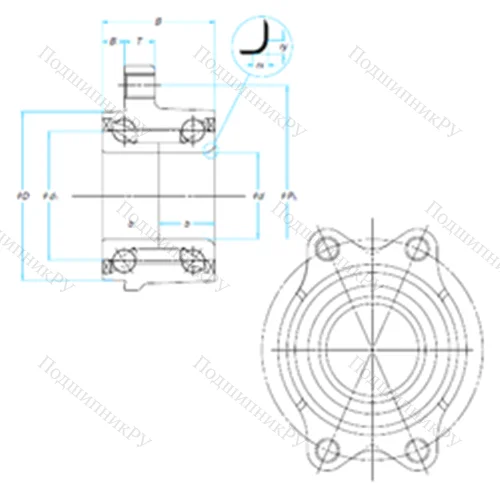 Подшипник роликовый радиально-упорный ZA-38BWK 01J-Y-2CA-01
