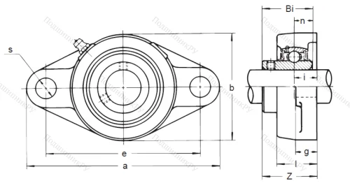 Подшипниковый узел UCFL 216 в Ростове-на-Дону