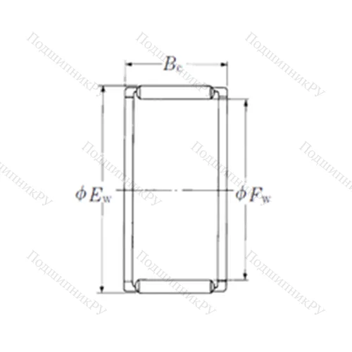 Подшипник игольчатый радиальный FWF-475230 от производителя  NSK