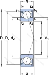 Подшипник S 71921 ACD/HCP 4A в Ростове-на-Дону