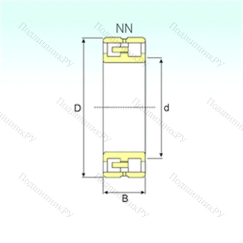 Подшипник роликовый радиальный NN 3015 TN/SP