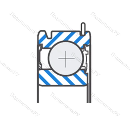 Подшипник шариковый радиальный 6TS 2-3TM-SX 06B 68LLUANPX 2V 1