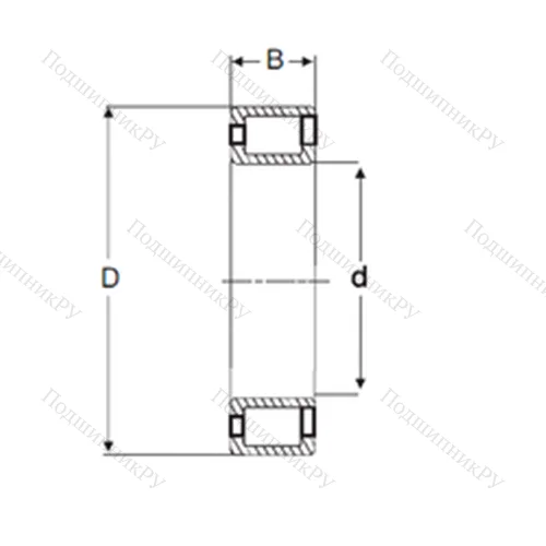 Подшипник роликовый радиальный NCF 2924 V от производителя  SIGMA
