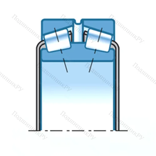 Подшипник роликовый радиально-упорный CRD-2420